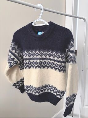 New Zealeand 100% Pure Wool Fair Isle Sweater🇳🇿